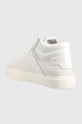 Obuv Tenisky Calvin Klein HIGH TOP LACE UP LTH HM0HM01057 biela