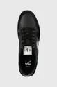 μαύρο Δερμάτινα αθλητικά παπούτσια Calvin Klein Jeans LOW PROFILE RUNNER M