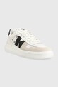 Calvin Klein Jeans sneakers din piele CHUNKY CUPSOLE LACEU YM0YM00703 bej AW23