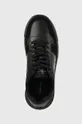 μαύρο Δερμάτινα αθλητικά παπούτσια Calvin Klein Jeans CHUNKY CUPSOLE LACEU
