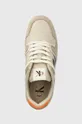 beżowy Calvin Klein Jeans sneakersy BASKET CUPSOLE LACEU