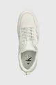 λευκό Δερμάτινα αθλητικά παπούτσια Calvin Klein Jeans BASKET CUPSOLE LACEU