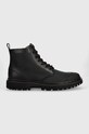 Farmářky Calvin Klein Jeans EVA LACEUP BOOT MID nezateplené černá YM0YM00833