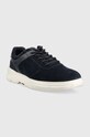 Tommy Hilfiger sneakersy zamszowe CORE HILFIGER SUEDE FM0FM04592 granatowy AW23