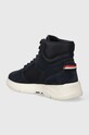 Obuwie Tommy Hilfiger sneakersy CORE MIX SUEDE HYBRID FM0FM04596 granatowy
