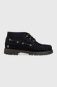Замшеві туфлі Tommy Hilfiger TH BOAT BOOT CLASSIC замша темно-синій FM0FM04684