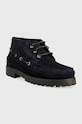 Замшеві туфлі Tommy Hilfiger TH BOAT BOOT CLASSIC FM0FM04684 темно-синій AW23