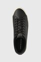 Usnjene superge Tommy Hilfiger TH HI VULC CORE LOW črna FM0FM04687