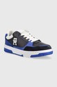 Tommy Hilfiger sneakersy TH BASKET STREET MIX FM0FM04695 granatowy AW23