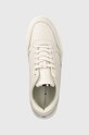 Tommy Hilfiger sneakers din piele ELEVATED CUPSOLE MONO DETAIL bej FM0FM04698