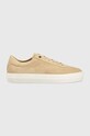 Σουέτ αθλητικά παπούτσια Tommy Hilfiger MODERN PREMIUM SUEDE μικρό μπεζ FM0FM04745