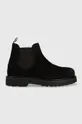 чорний Замшеві черевики Tommy Jeans TJM CHELSEA HIGH BOOT Чоловічий