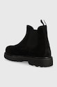 Încălțăminte Tommy Jeans botine din piele intoarsa TJM CHELSEA HIGH BOOT EM0EM01205 negru