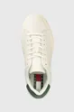 λευκό Δερμάτινα αθλητικά παπούτσια Tommy Jeans TJM LEATHER OUTSOLE