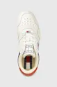 λευκό Δερμάτινα αθλητικά παπούτσια Tommy Jeans TJM BASKET PREMIUM