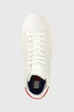 λευκό Δερμάτινα ελαφριά παπούτσια Tommy Jeans TJM OUTSOLE MID CUT