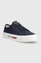Tommy Jeans tenisówki CANVAS SNEAKER EM0EM01299 granatowy AW23