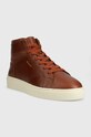Gant sneakersy skórzane Mc Julien 27631221.G45 brązowy AW23