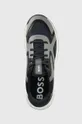 sötétkék BOSS sportcipő Titanium