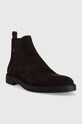BOSS botine din piele intoarsa Calev 50497739.205 maro AW23