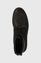 BOSS pantofi de piele intoarsa Adley negru 50498357.001