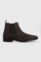 BOSS botine din piele intoarsa Colby casual maro 50498482.021