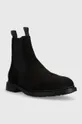 Gant magasszárú cipő velúrból Millbro fekete