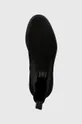 fekete Gant magasszárú cipő velúrból Millbro