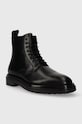 Δερμάτινα παπούτσια Gant Boggar 27641330.G00 μαύρο AW23
