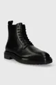 Δερμάτινα παπούτσια Gant Boggar μαύρο