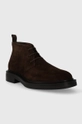 Gant scarpe in camoscio Fairwyn marrone