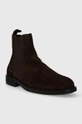 Gant botine din piele intoarsa Rizmood 27653438.G46 maro AW23