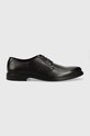 HUGO pantofi de piele Kerr piele negru 50497869.001