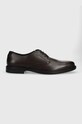 HUGO pantofi de piele Kerr piele maro 50497869.201