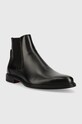 Δερμάτινες μπότες τσέλσι HUGO Kerr 50499236.001 μαύρο AW23