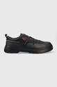 HUGO sneakersy Urian syntetyczny granatowy 50498581.401