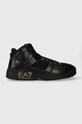 Маратонки EA7 Emporio Armani изкуствена кожа черен X8Z039.XK331.M701