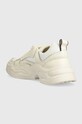 Obuwie Guess sneakersy BASSANO FM5BSN.LEA12.IVORY beżowy