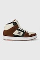 DC sneakersy syntetyczny brązowy ADYS100791