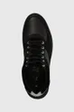 black Filling Pieces leather sneakers Low Top Ghost Paneled