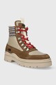 Δερμάτινα παπούτσια Filling Pieces Mountain Boot Quartz 63333361933 καφέ AW23