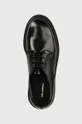 μαύρο Δερμάτινα κλειστά παπούτσια Karl Lagerfeld KONTEST