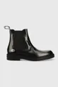 μαύρο Δερμάτινες μπότες τσέλσι Karl Lagerfeld KRAFTMAN Ανδρικά