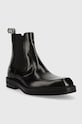 Karl Lagerfeld sztyblety skórzane KRAFTMAN KL11443.000 czarny AW23