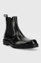 Kožené topánky chelsea Karl Lagerfeld KRAFTMAN čierna