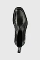 μαύρο Δερμάτινες μπότες τσέλσι Karl Lagerfeld KRAFTMAN