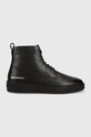 Кожени обувки Karl Lagerfeld FLINT без изолация черен KL53350.000