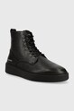 Кожени обувки Karl Lagerfeld FLINT KL53350.000 черен AW23