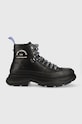 Karl Lagerfeld bocanci de piele LUNAR casual negru KL22943.00X