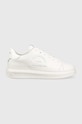 Kožené tenisky Karl Lagerfeld KAPRI MENS nízky biela KL52539.01W
